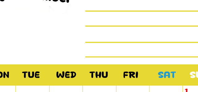 2026年11月カレンダーは縦型月曜始まりで目標管理しやすいし使いやすい♪無料／A4印刷(2026-01521111)