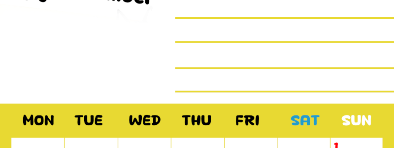 2026年11月カレンダーは縦型月曜始まりで目標管理しやすいし使いやすい♪無料／A4印刷(2026-01521111)