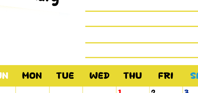 2026年1月カレンダーは縦型日曜始まりで目標管理しやすいし使いやすい♪無料／A4印刷(2026-01520110)