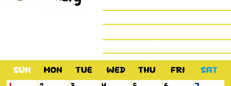 2026年2月カレンダーは縦型日曜始まりで目標管理しやすいし使いやすい♪無料／A4印刷(2026-01520210)