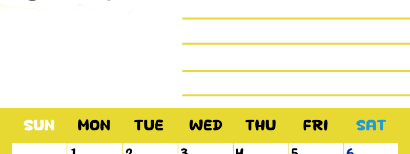 2026年6月カレンダーは縦型日曜始まりで目標管理しやすいし使いやすい♪無料／A4印刷(2026-01520610)