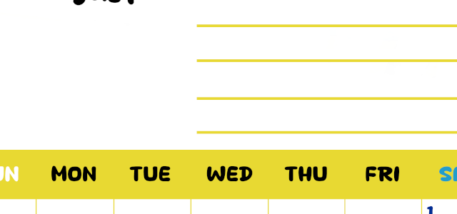 2026年8月カレンダーは縦型日曜始まりで目標管理しやすいし使いやすい♪無料／A4印刷(2026-01520810)