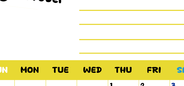 2026年10月カレンダーは縦型日曜始まりで目標管理しやすいし使いやすい♪無料／A4印刷(2026-01521010)