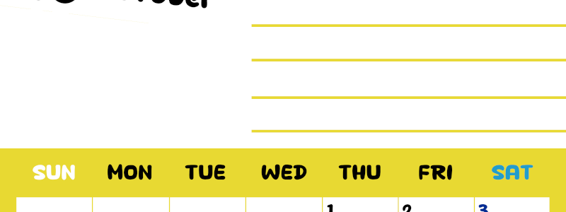 2026年10月カレンダーは縦型日曜始まりで目標管理しやすいし使いやすい♪無料／A4印刷(2026-01521010)