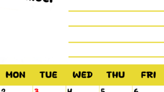 2026年11月カレンダーは縦型日曜始まりで目標管理しやすいし使いやすい♪無料／A4印刷(2026-01521110)