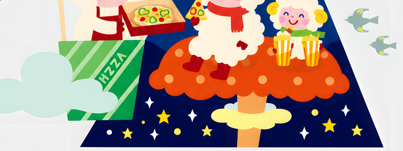 富士山と未のデザイン！ポップで可愛いイラストで2027年に使える無料の年賀状！「未年」