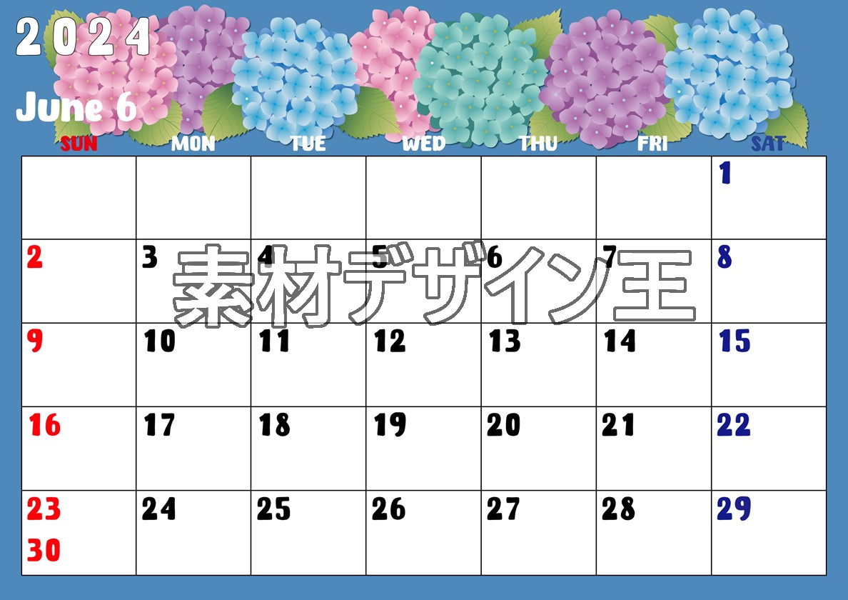 0022-2024年6月カレンダー